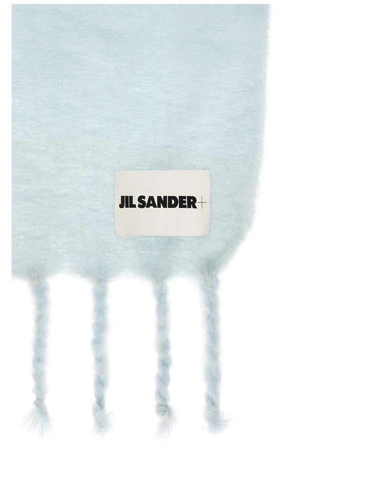 JIL SANDER SCARF WITH LOGO