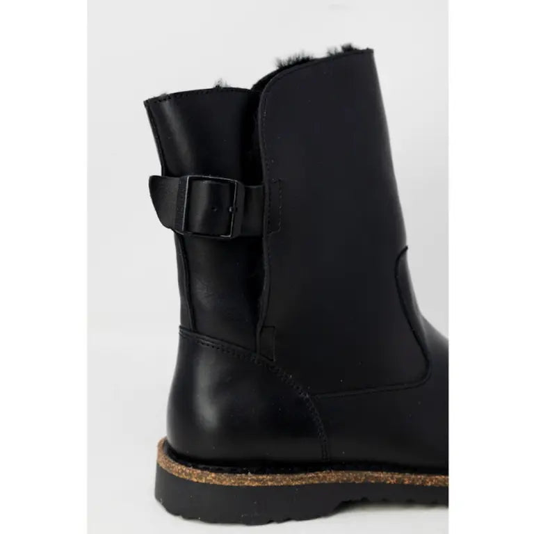 Birkenstock Uppsala Shearling Schwarze Damenstiefel