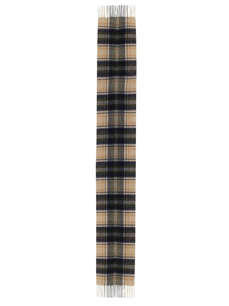 BARBOUR SCARF WITH CHECK PATTERN