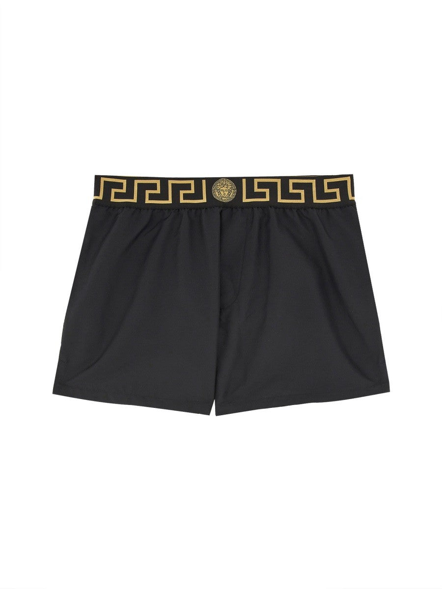 Versace SEA SHORTS WITH "GREEK" EDGE