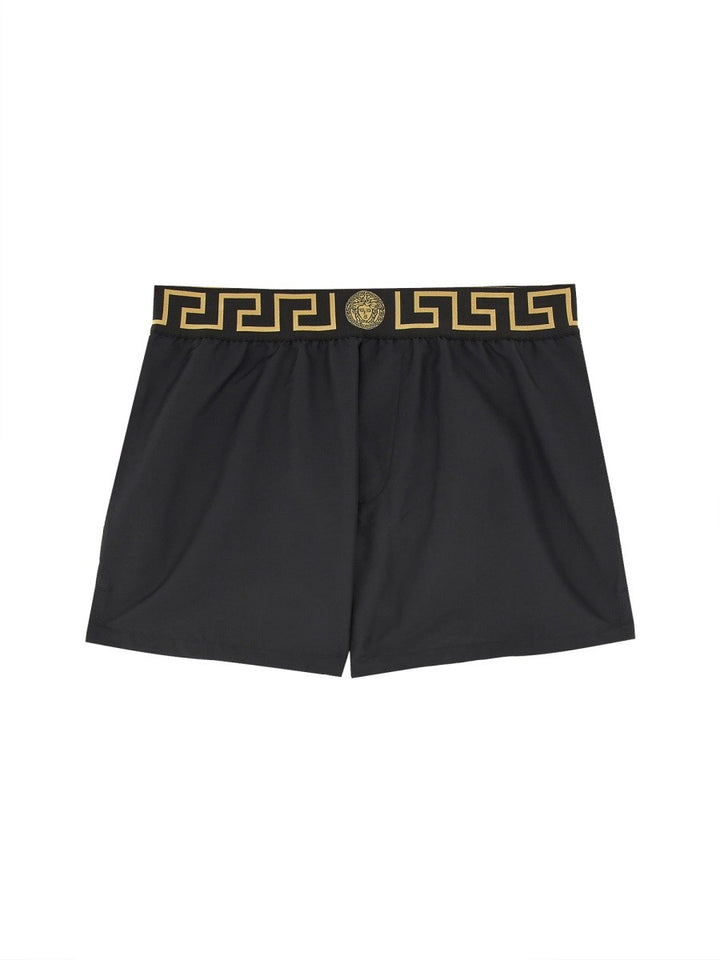 Versace SEA SHORTS WITH "GREEK" EDGE