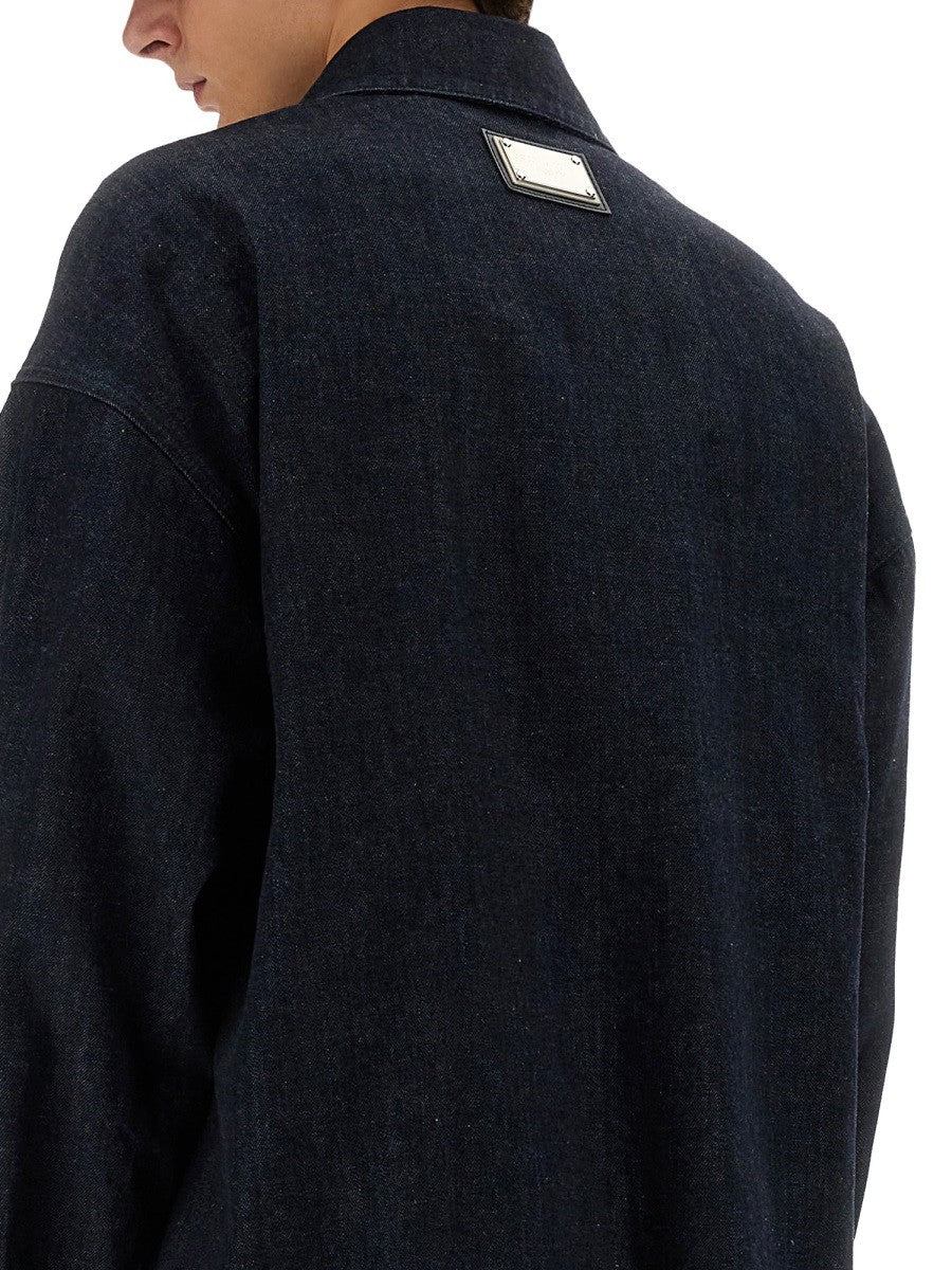 Dolce & Gabbana SELVEDGE DENIM BLOUSON