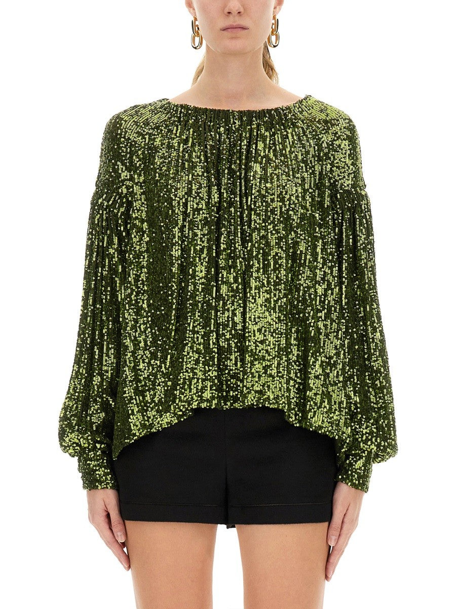 RABANNE SEQUIN BLOUSE