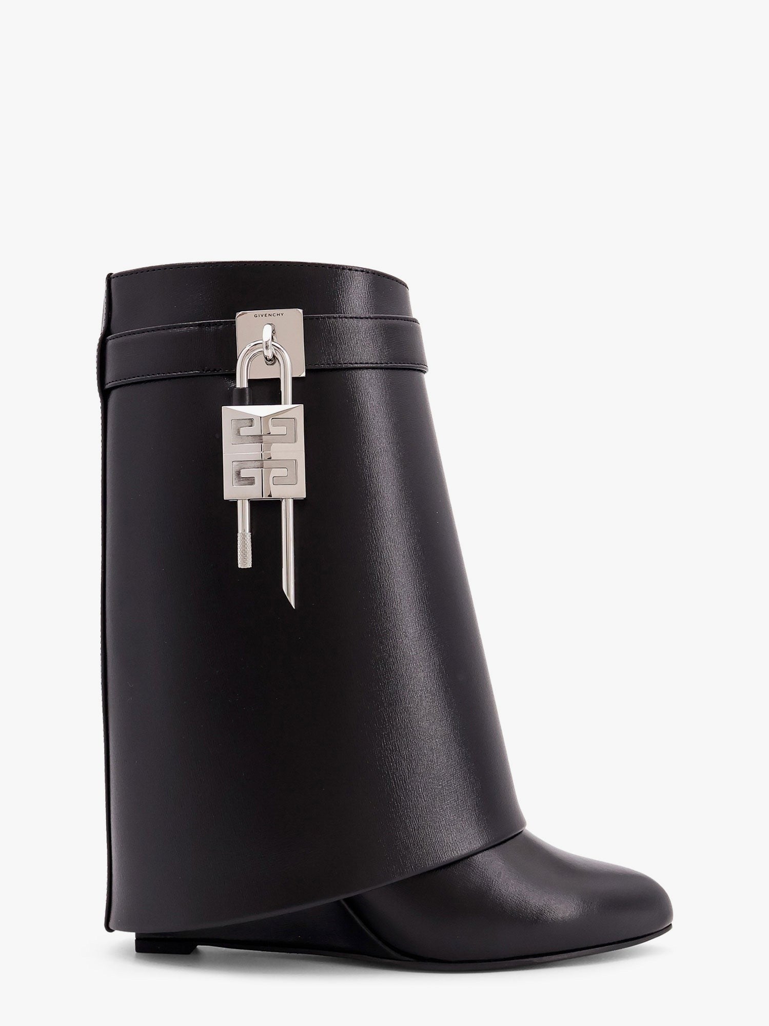 Givenchy Sharklock leather ankle boots