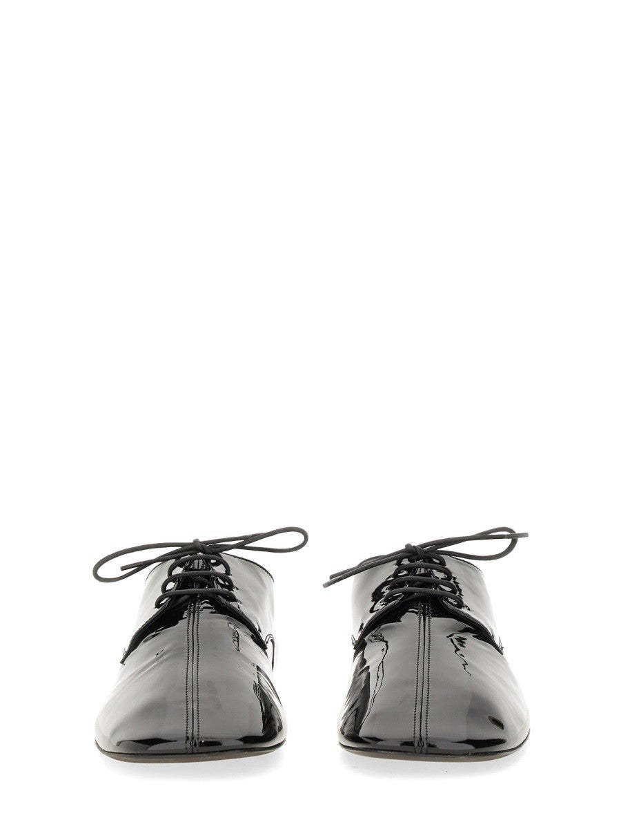 Dries Van Noten SHINY LEATHER LACE-UP SHOE