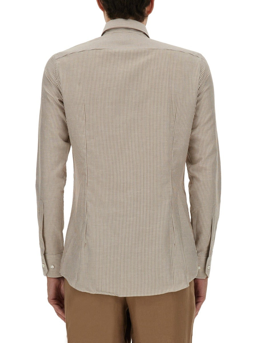 BOSS CAMEL SHIRT "L-HAYS-HBD-C1-251"