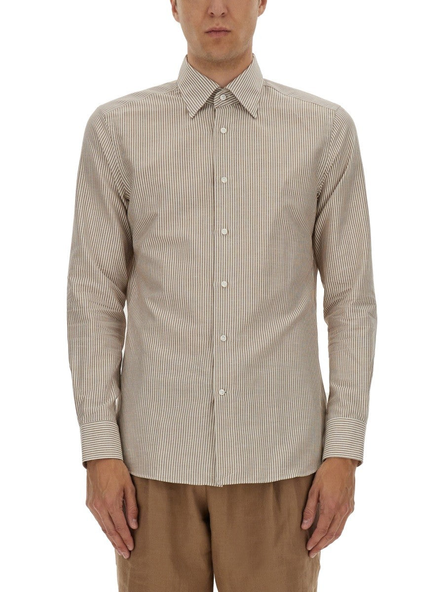 BOSS CAMEL SHIRT "L-HAYS-HBD-C1-251"