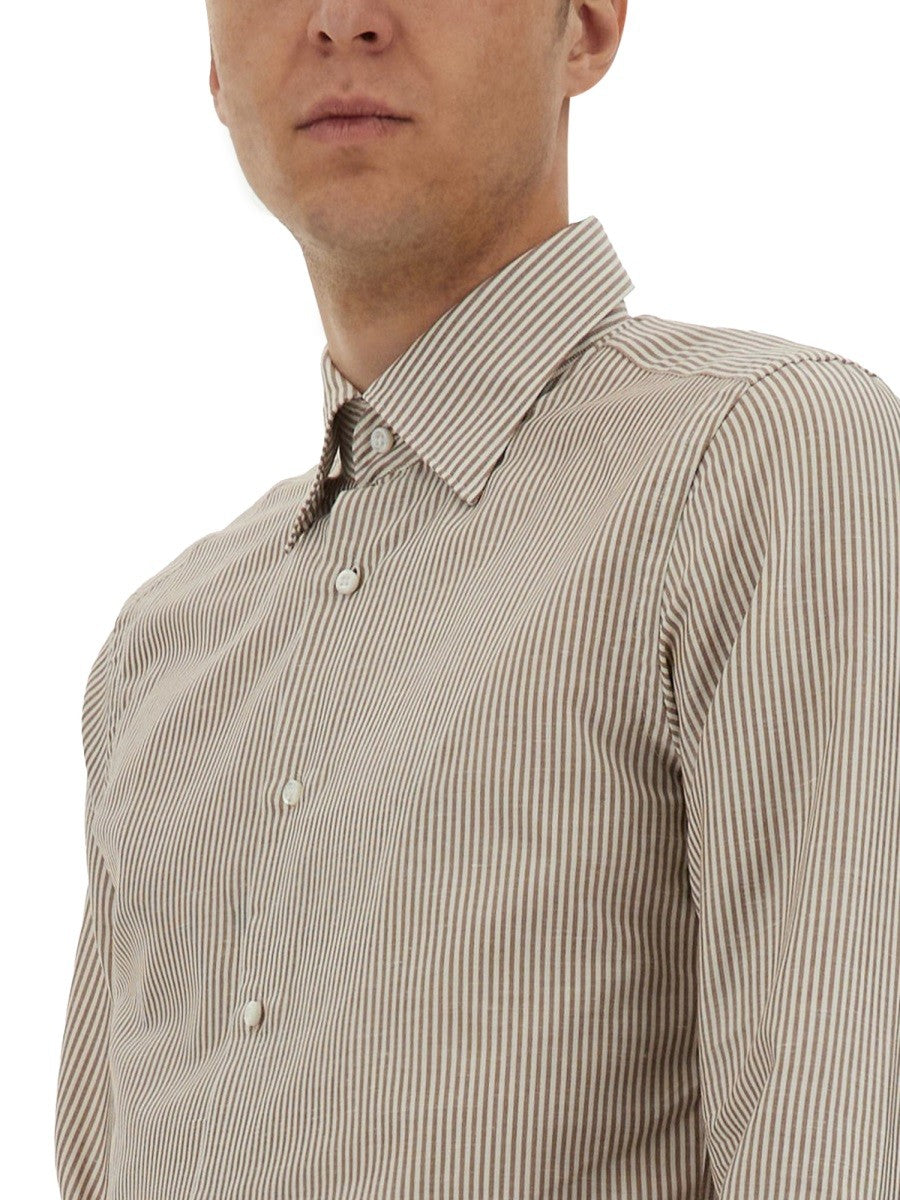 BOSS CAMEL SHIRT "L-HAYS-HBD-C1-251"