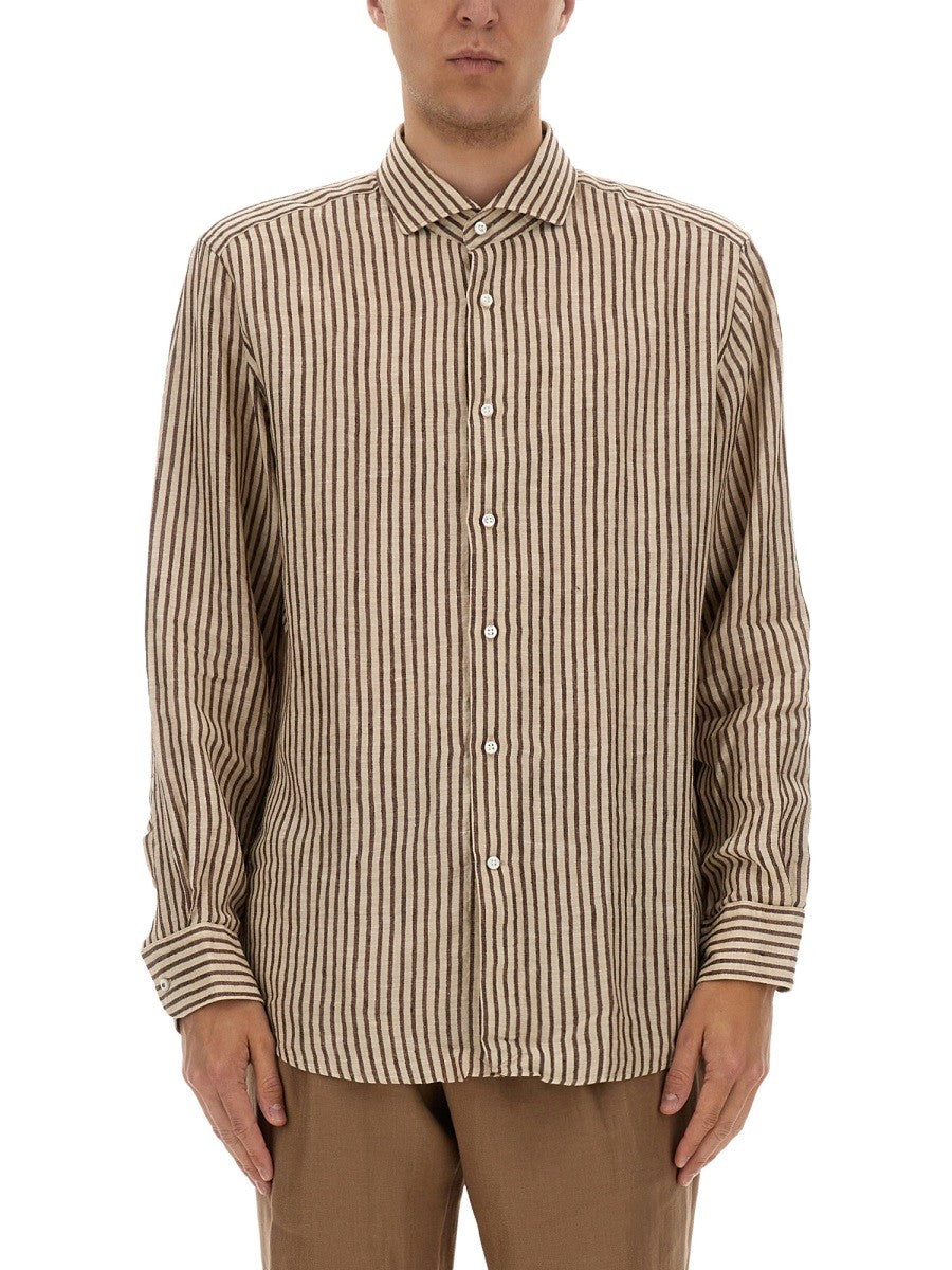 BOSS CAMEL SHIRT "L-JOSH-SPREADW-C-252"