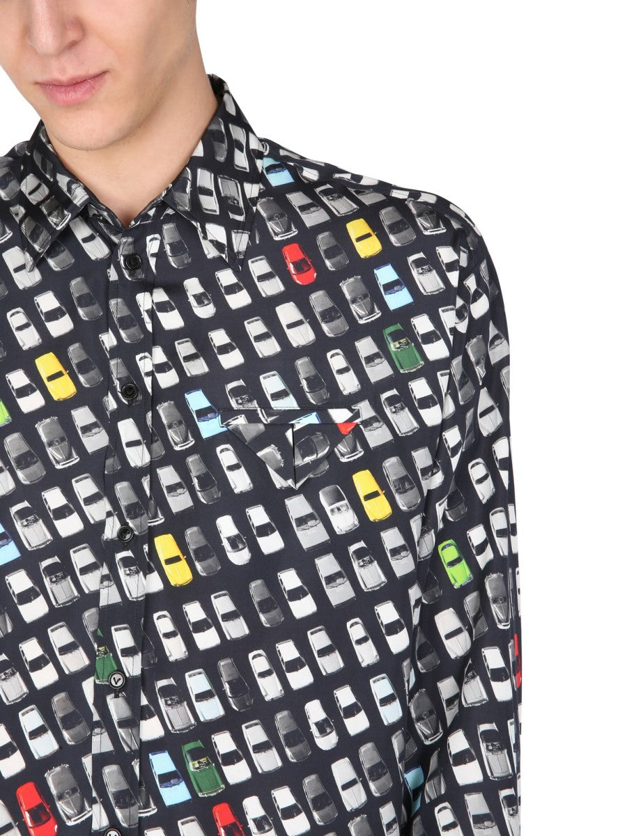 Bottega Veneta SHIRT WITH ALLOVER PRINT