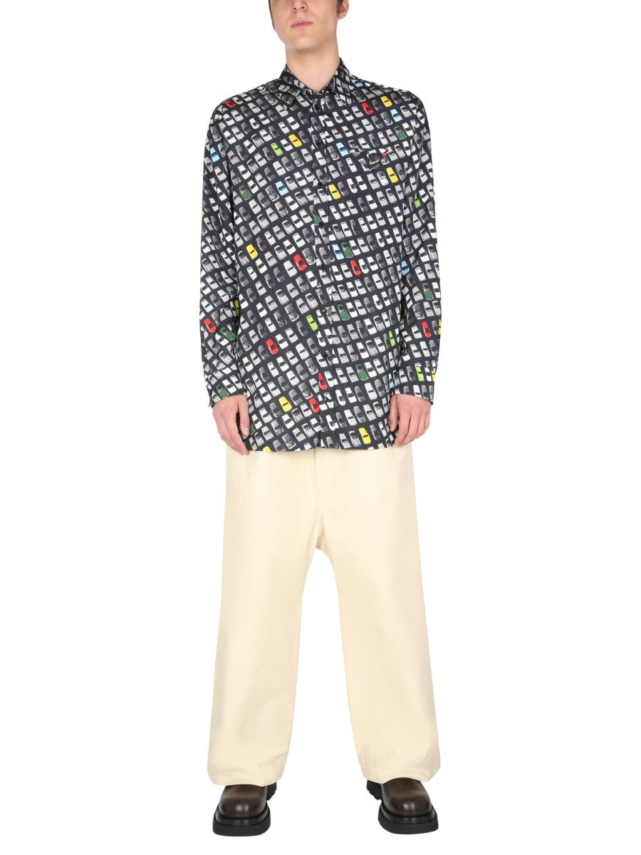 Bottega Veneta SHIRT WITH ALLOVER PRINT