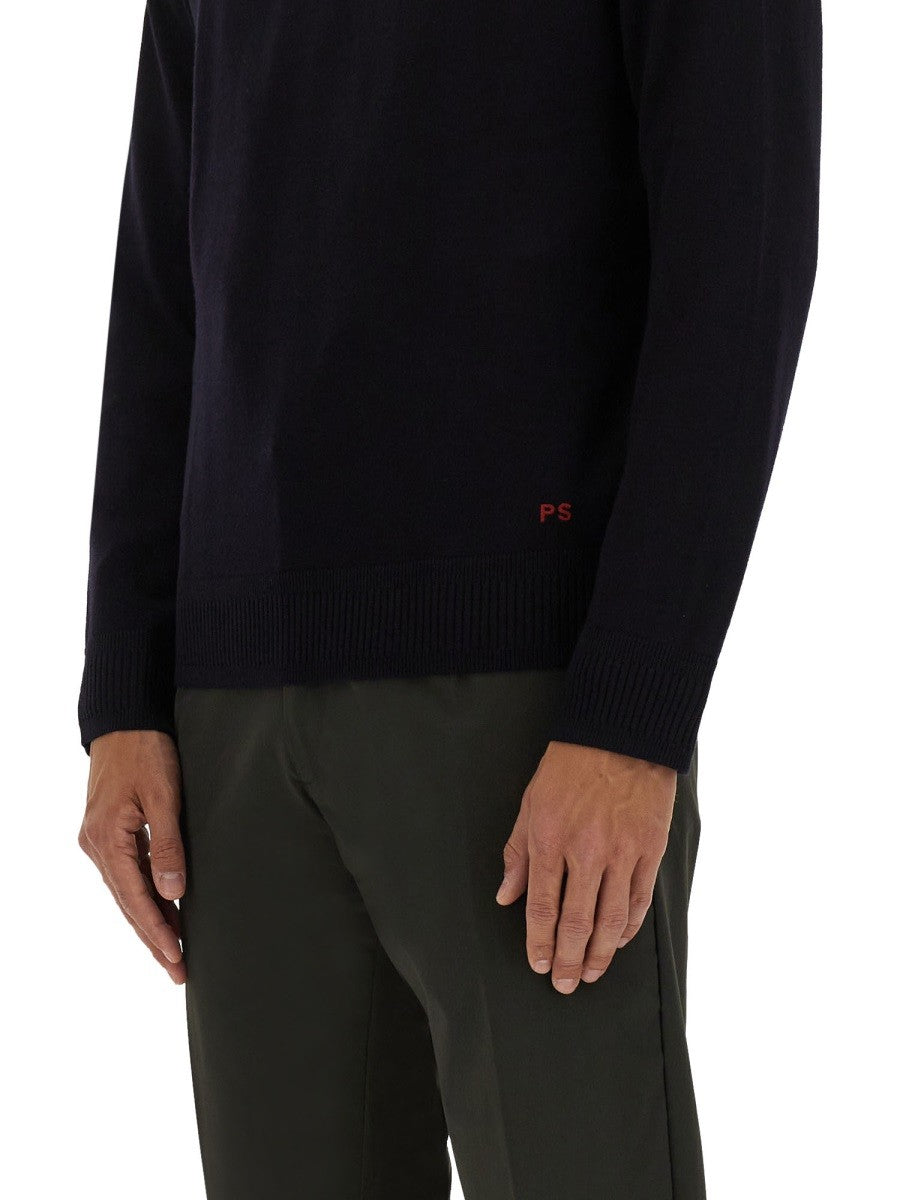 PS BY PAUL SMITH SHIRT WITH EMBROIDERED LOGO