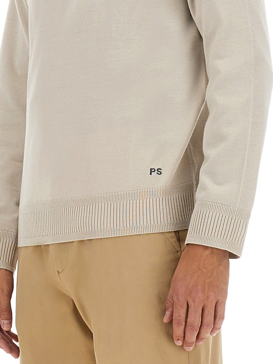 PS BY PAUL SMITH SHIRT WITH EMBROIDERED LOGO