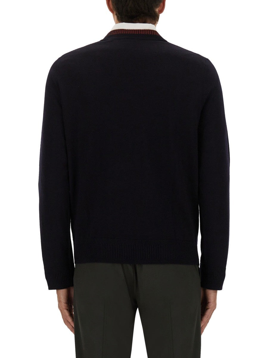 PS BY PAUL SMITH SHIRT WITH EMBROIDERED LOGO