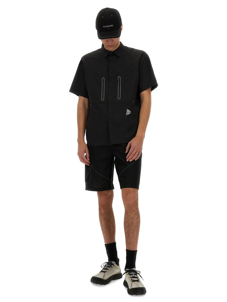 AND WANDER SHIRT WITH LOGO