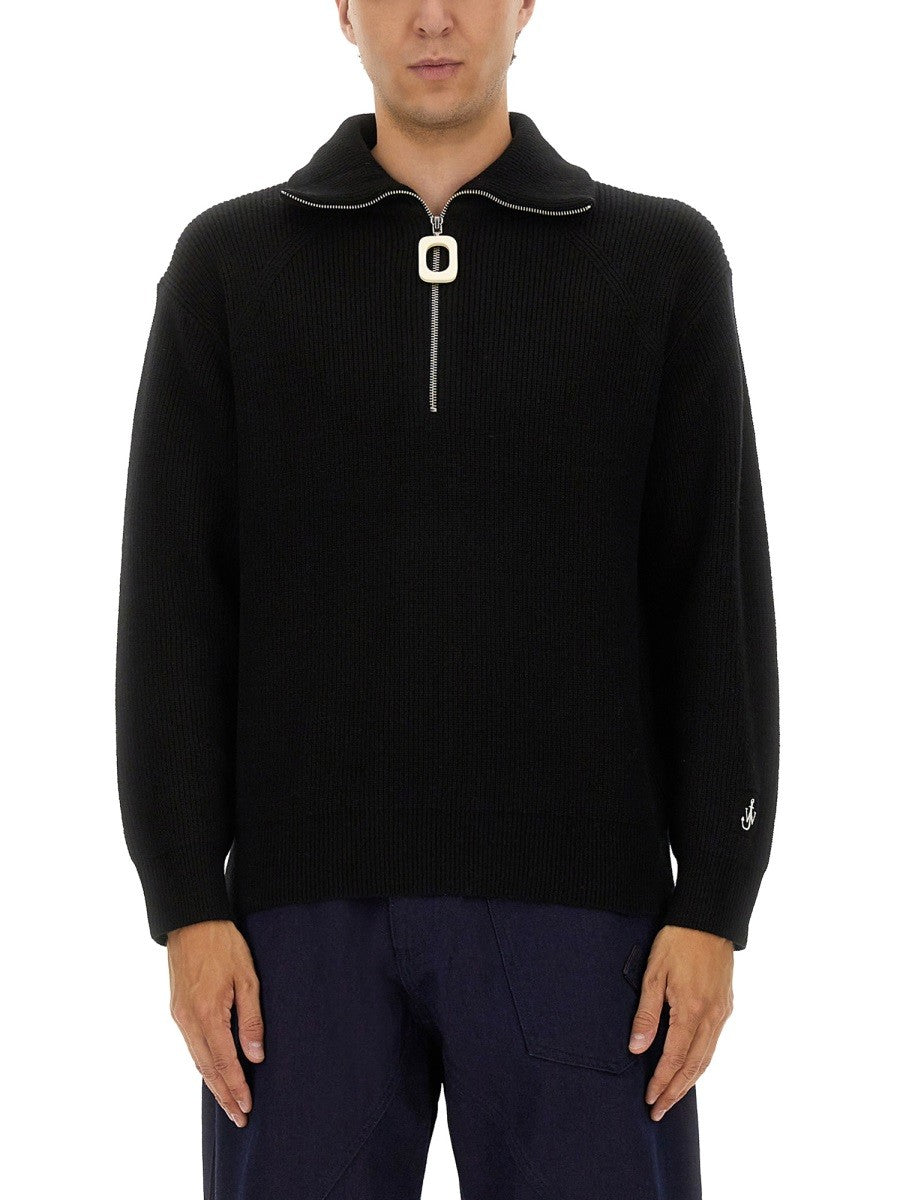 jw anderson HALF ZIPPER SHIRT