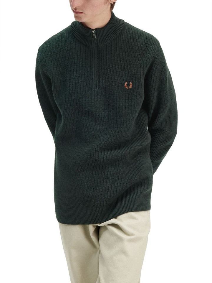 FRED PERRY SHIRT WITH ZIP.