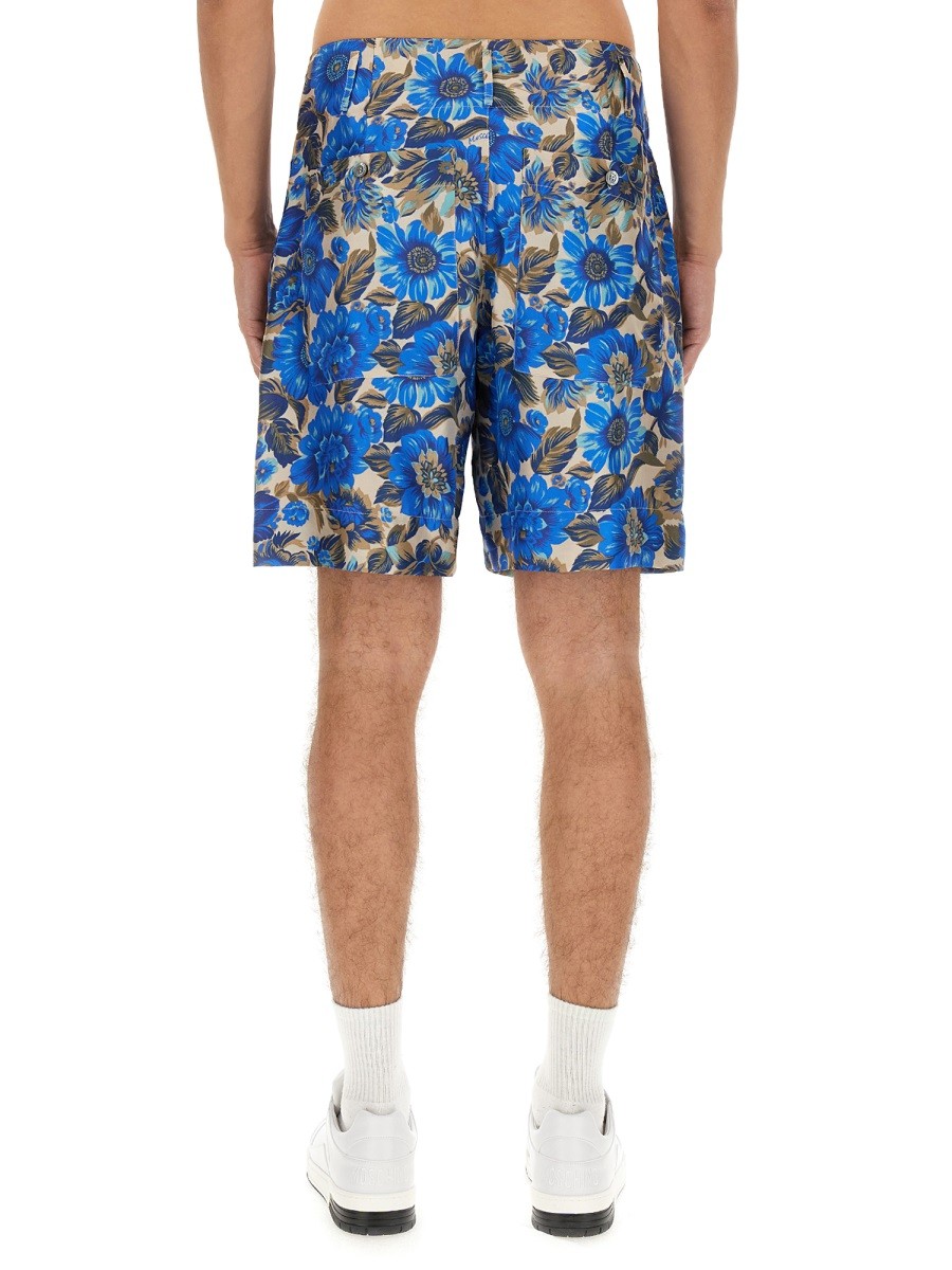 Moschino SHORT ALL OVER BLUE FLOWER