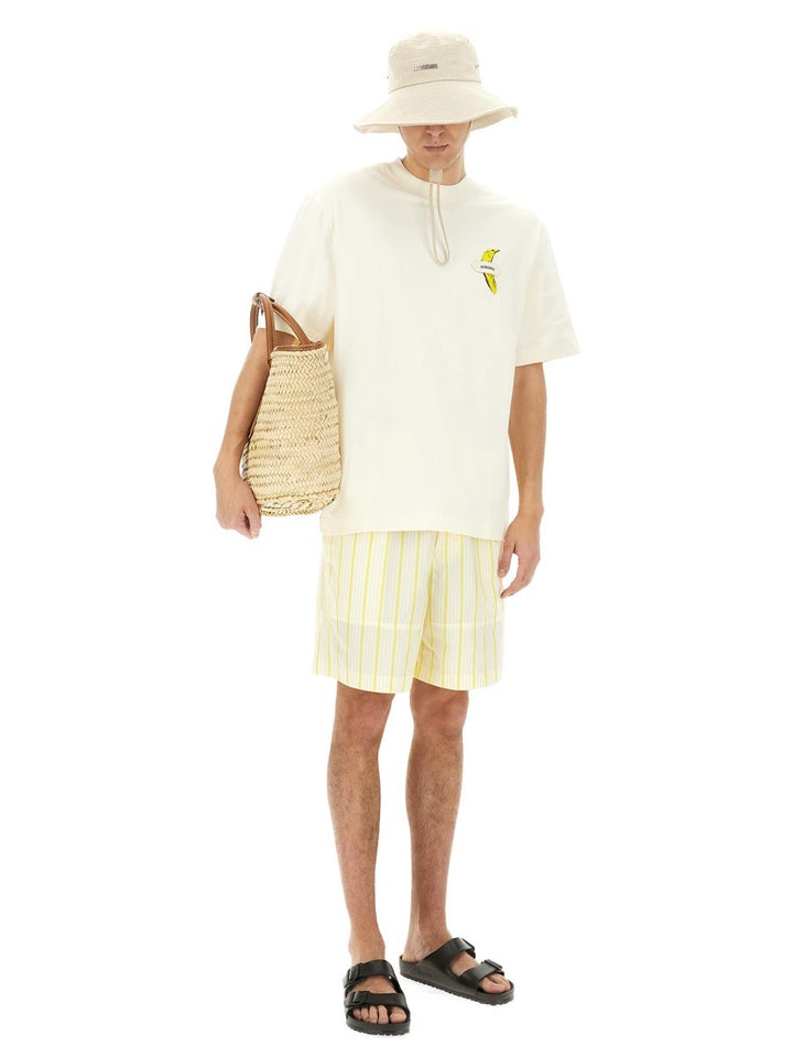 JACQUEMUS SHORT "ALOE"