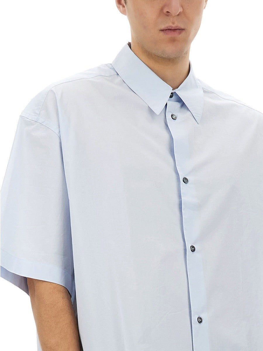 STUDIO NICHOLSON SHORT-SLEEVED BOXY SHIRT
