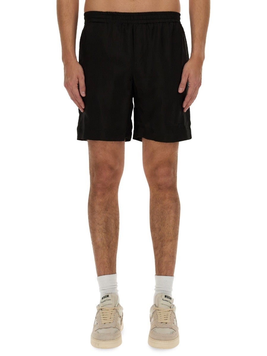 msgm SHORT WITH LOGO