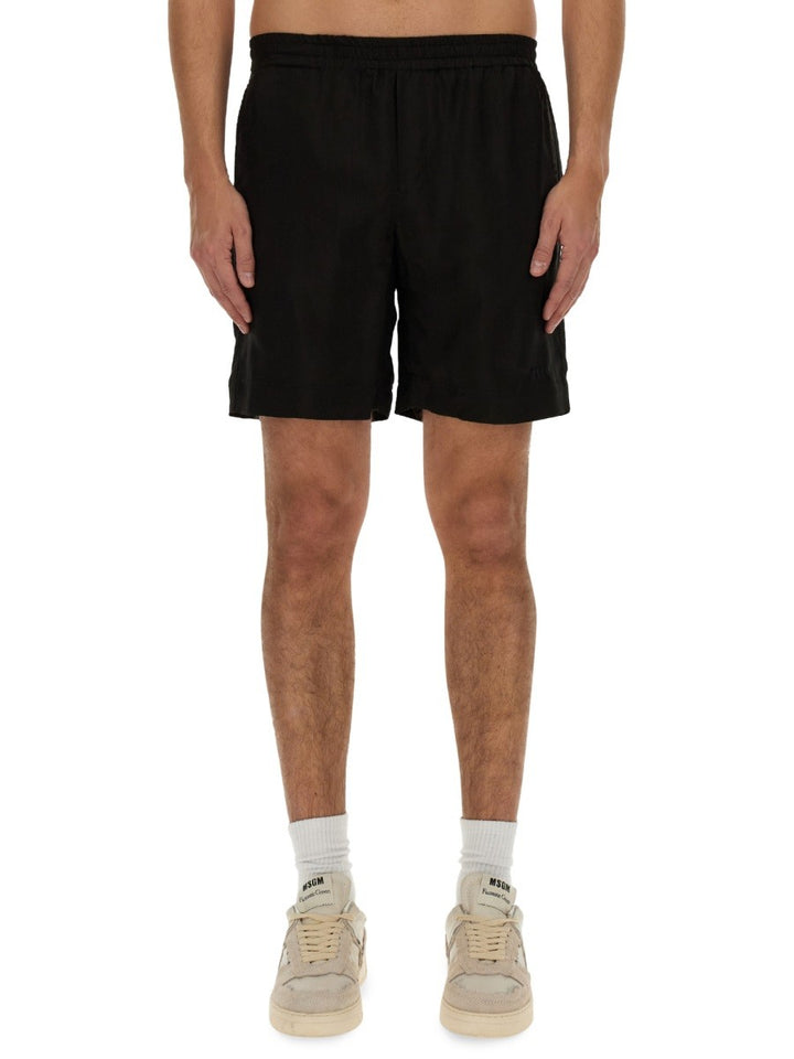 msgm SHORT WITH LOGO