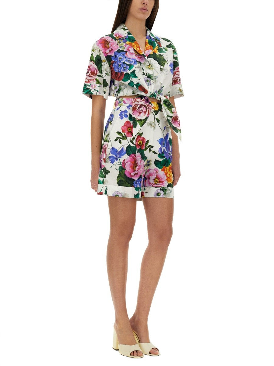 Dolce & Gabbana SHORTS WITH FLORAL PRINT