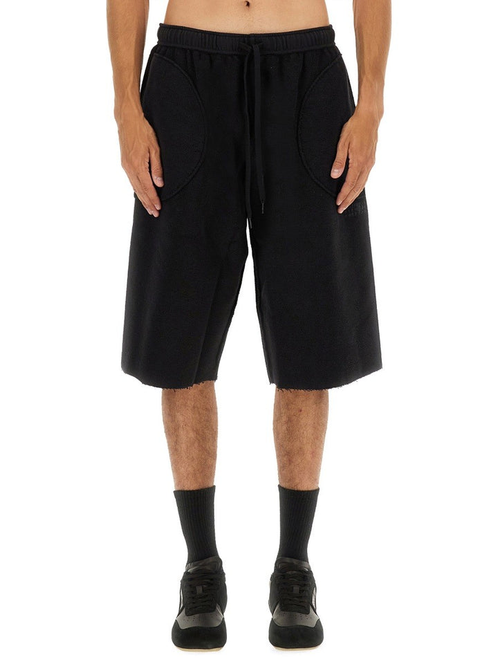 MM6 MAISON MARGIELA SHORTS WITH LOGO