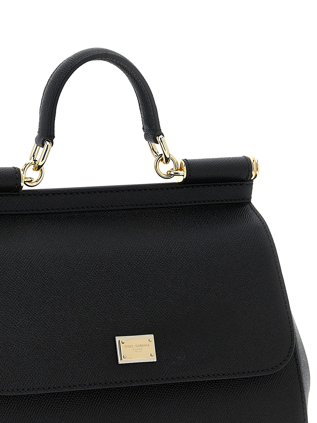 Dolce & Gabbana Sicily Large Handbag Black