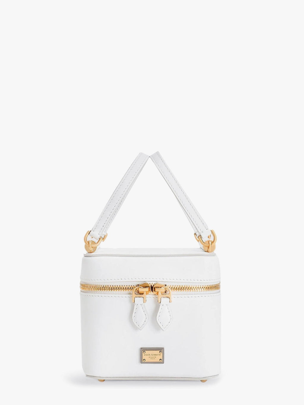 Dolce & Gabbana Sicily leather handbag with iconic logo plate