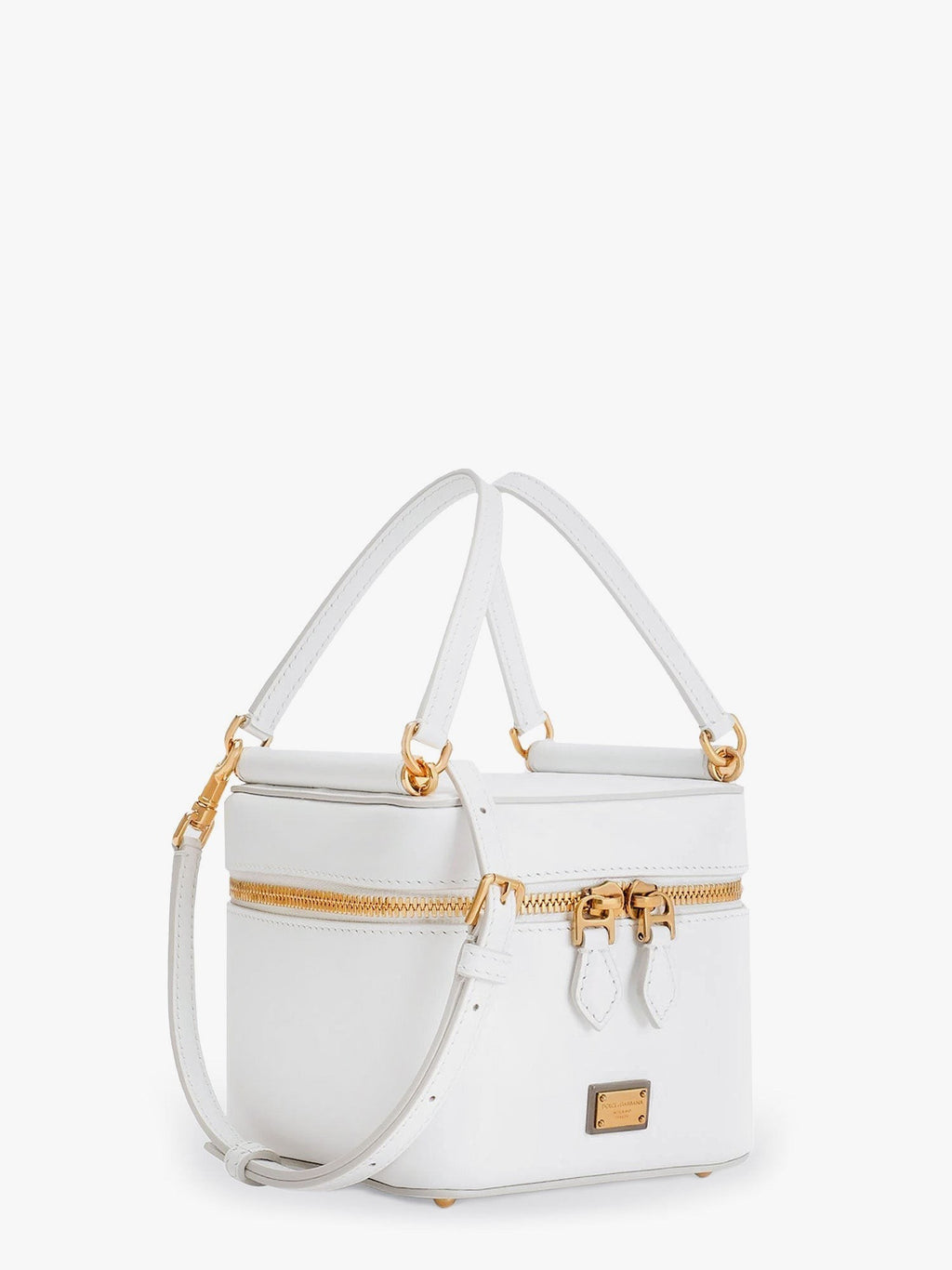 Dolce & Gabbana Sicily leather handbag with iconic logo plate