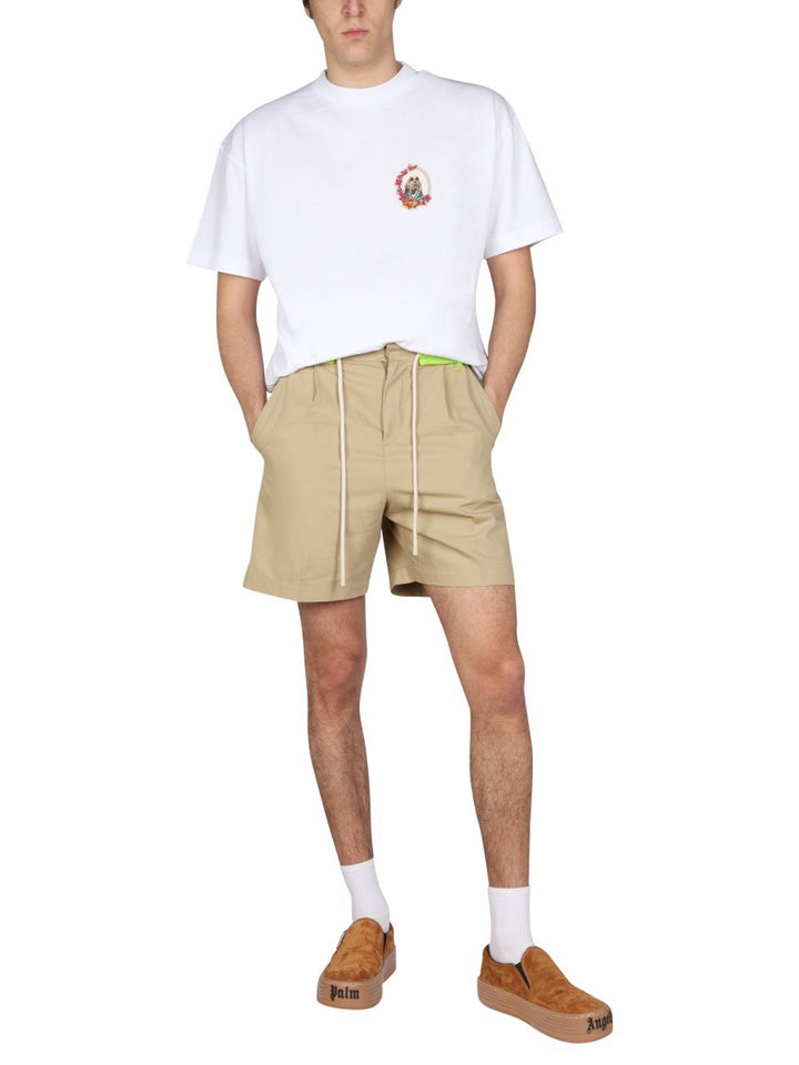 Palm Angels SIDE BAND BERMUDA SHORTS