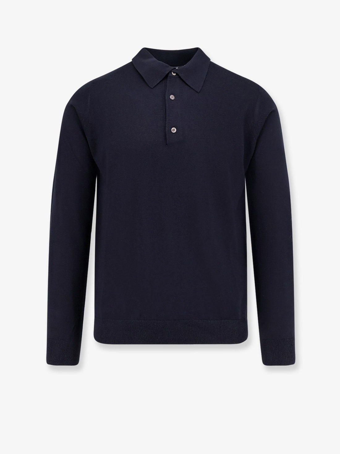 ALPHA-STUDIO Silk and cashmere polo shirt