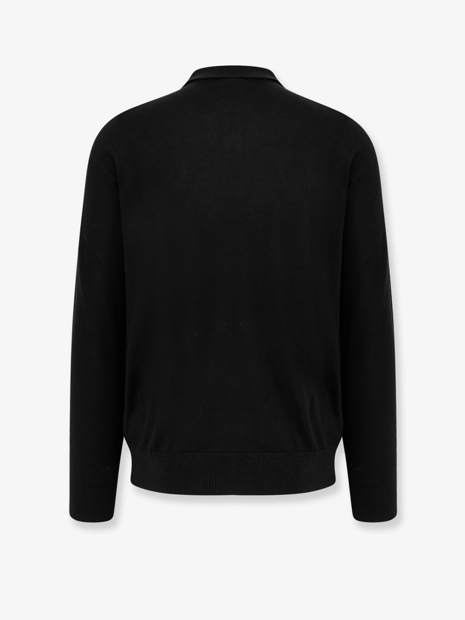 ALPHA-STUDIO Silk and cashmere polo shirt