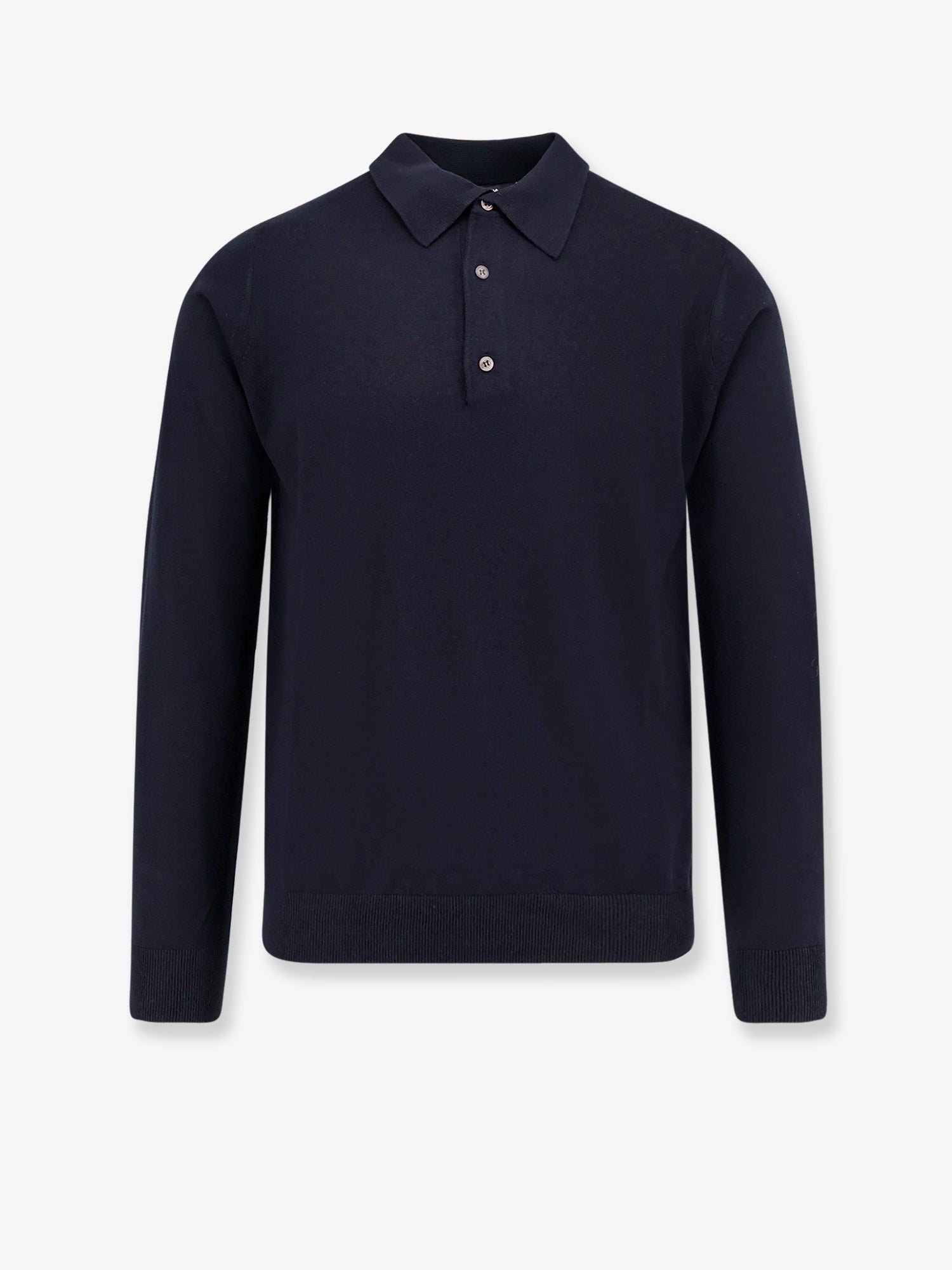 ALPHA-STUDIO Silk and cashmere polo shirt
