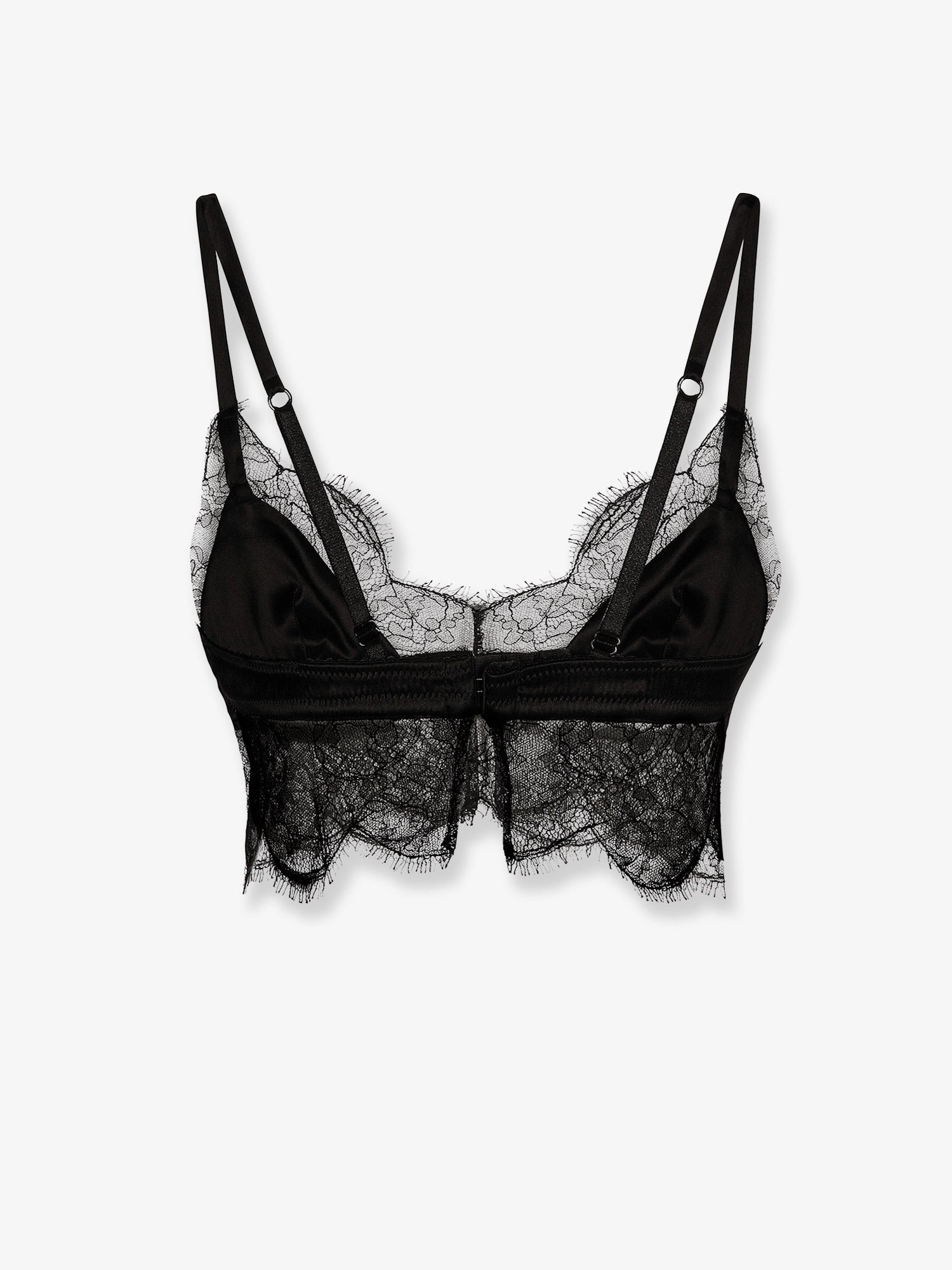 Dolce & Gabbana Silk bra with lace inserts