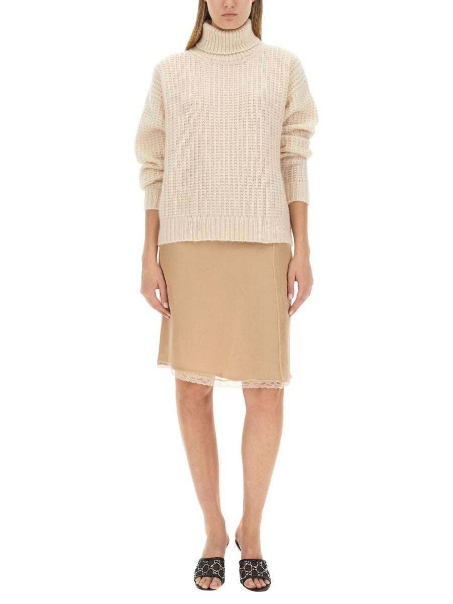 Gucci SILK CHIFFON SKIRT