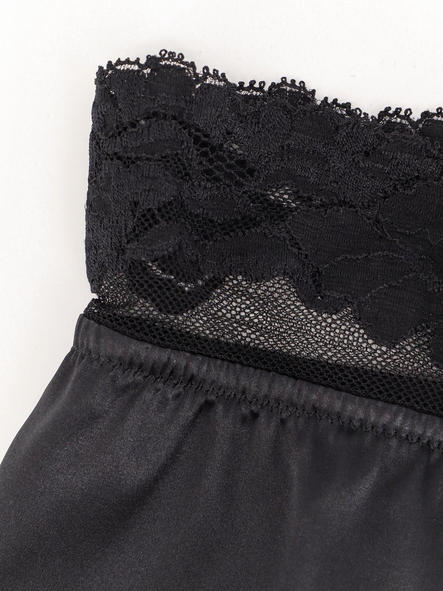 Dolce & Gabbana Silk coulotte with lace inserts