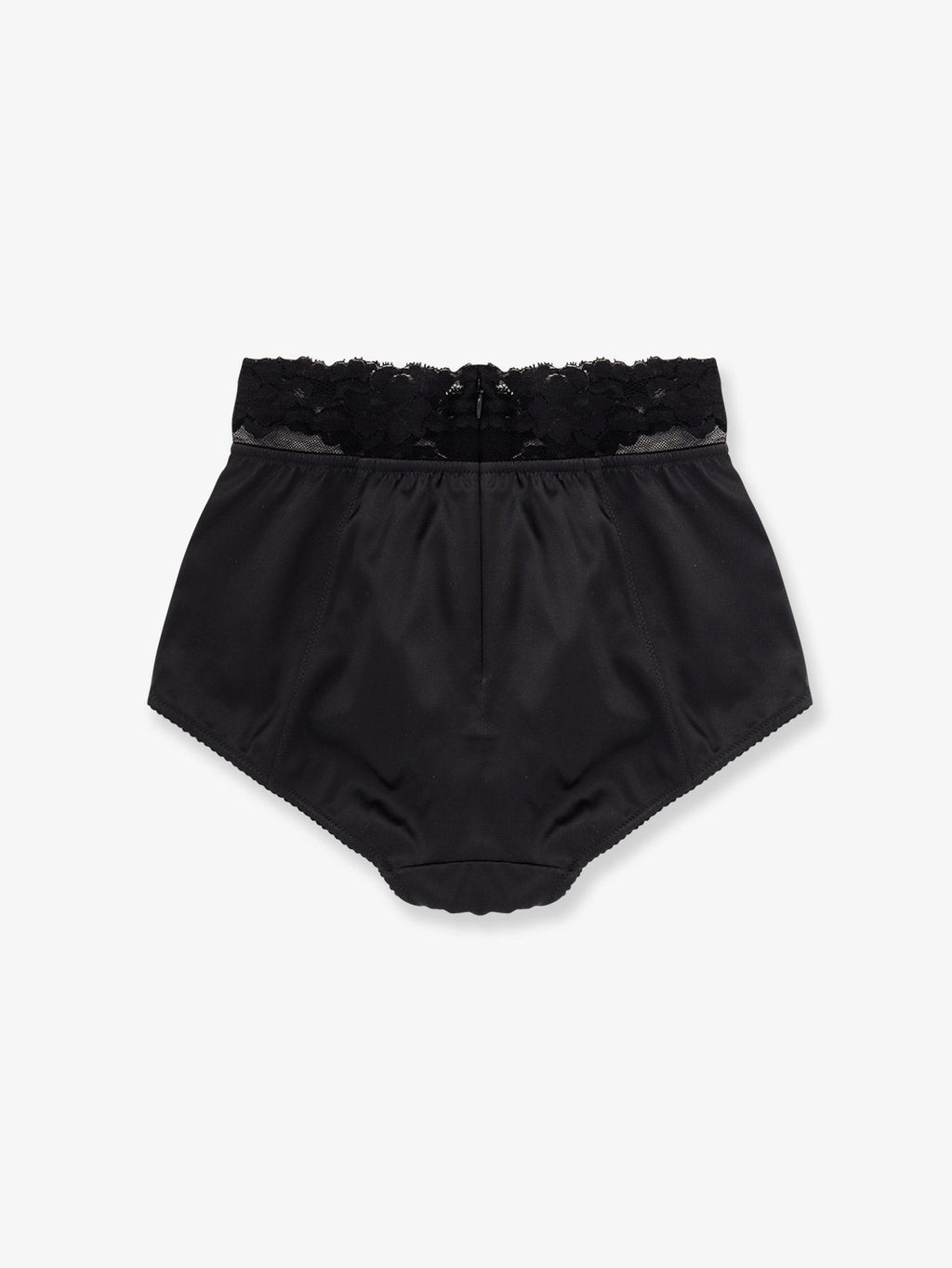 Dolce & Gabbana Silk coulotte with lace inserts