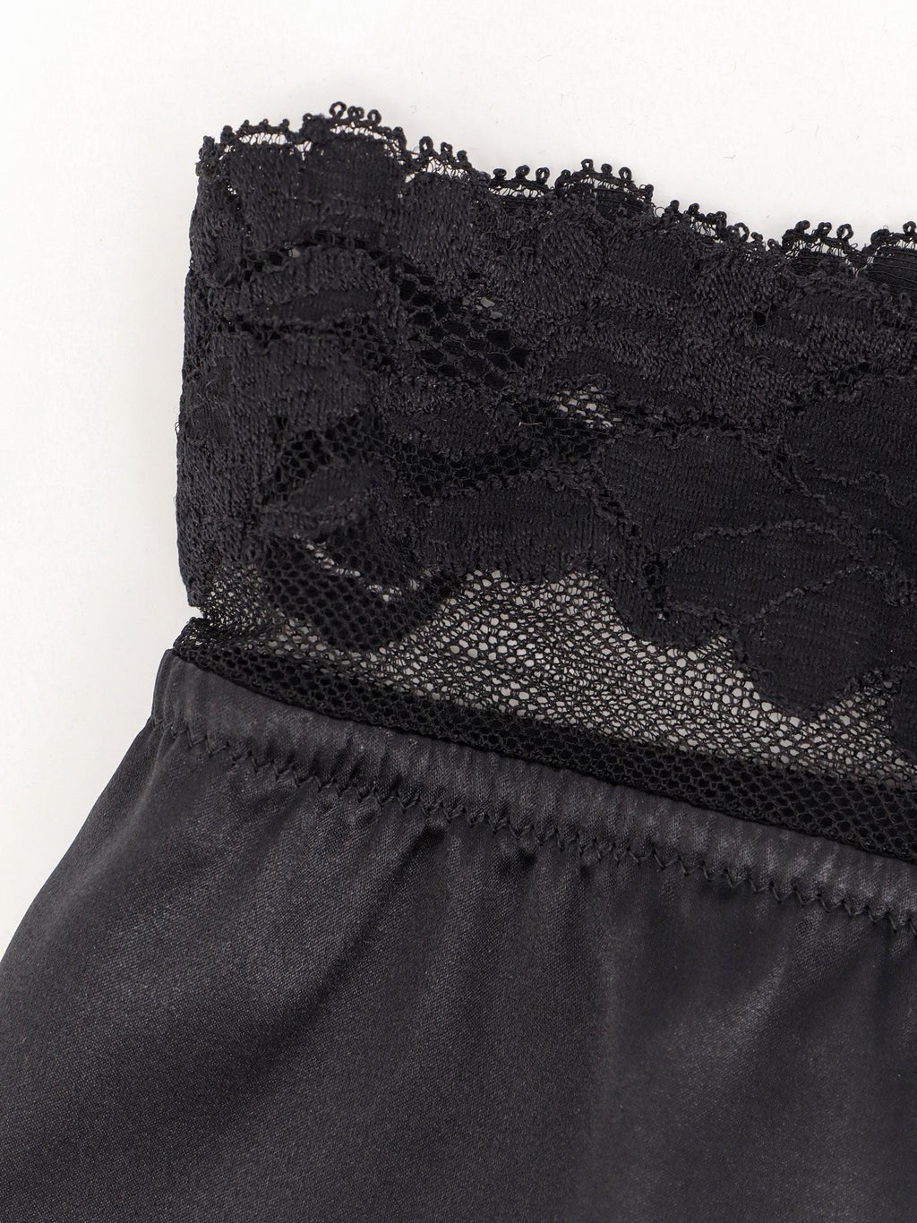 Dolce & Gabbana Silk coulotte with lace inserts