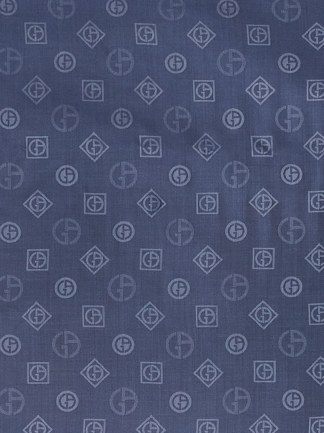 Giorgio Armani Silk scarf with all-over Monogram print