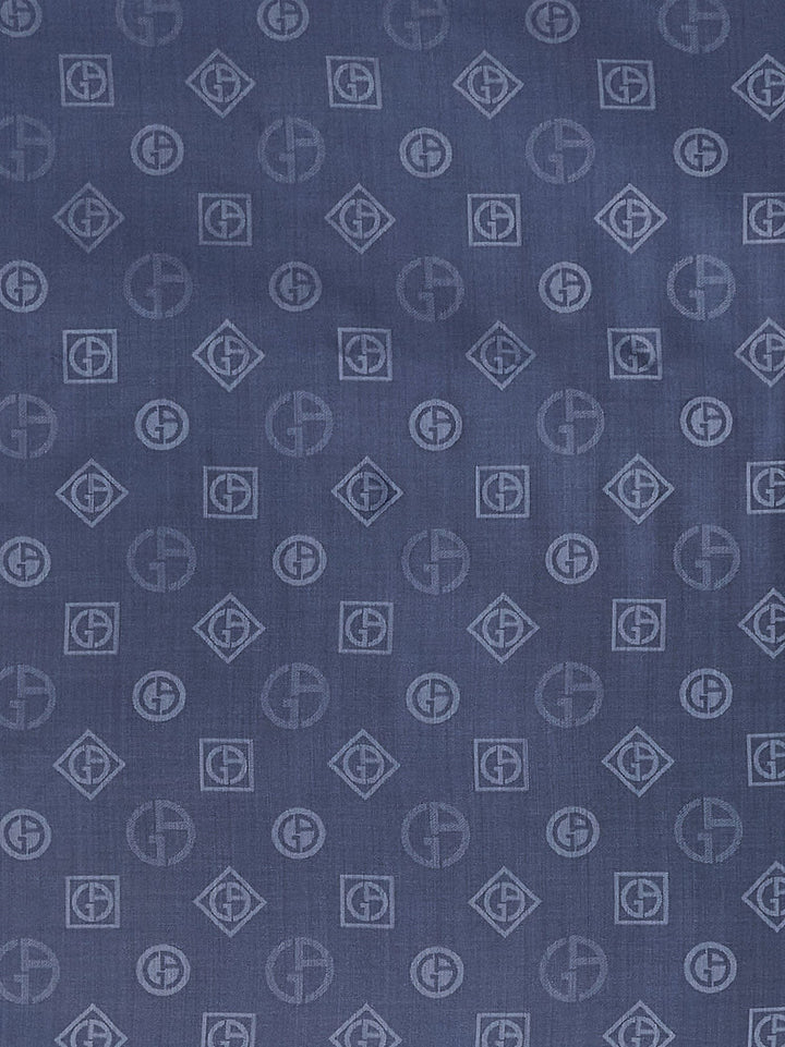Giorgio Armani Silk scarf with all-over Monogram print