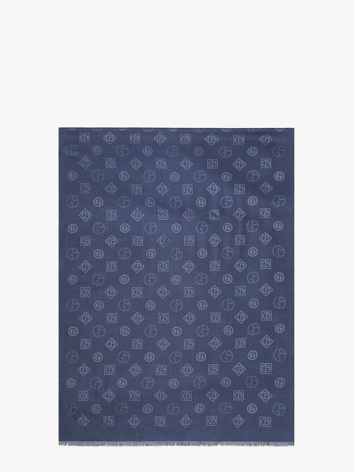 Giorgio Armani Silk scarf with all-over Monogram print