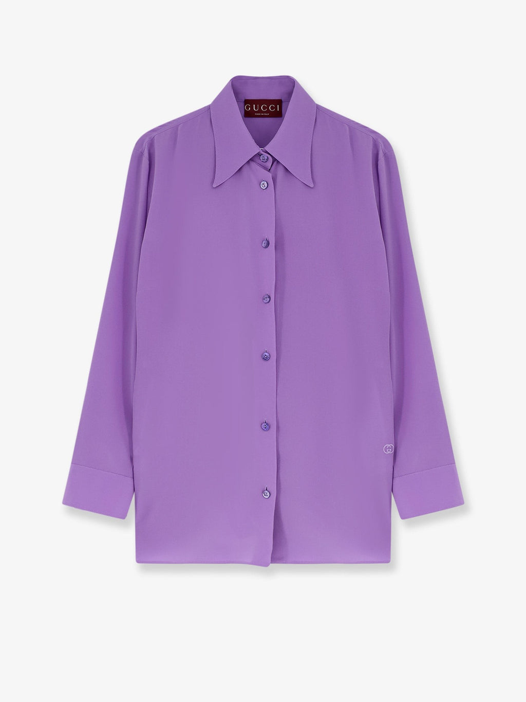Gucci Silk shirt with GG embroidery