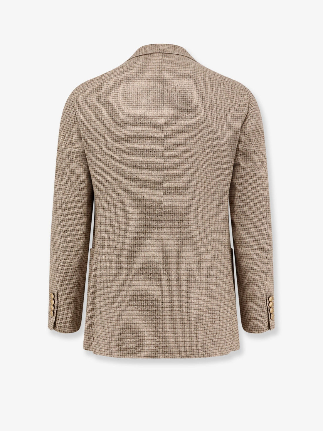 Brunello Cucinelli Silk, wool and cashmere double-breasted blazer