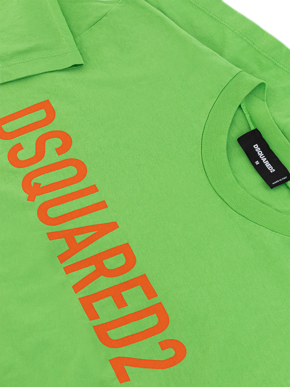 Oversized Cotton T-Shirt with Dsquared2 logo
