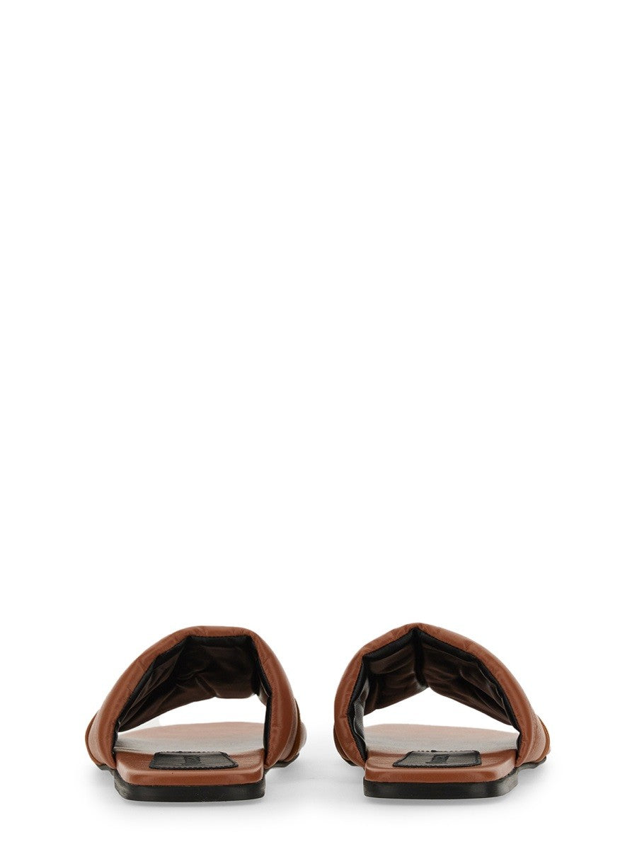 jw anderson SLIDE SANDAL WITH LOGO