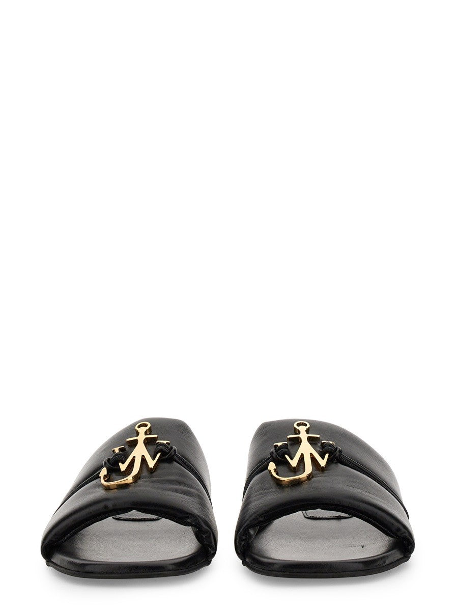jw anderson SLIDE SANDAL WITH LOGO