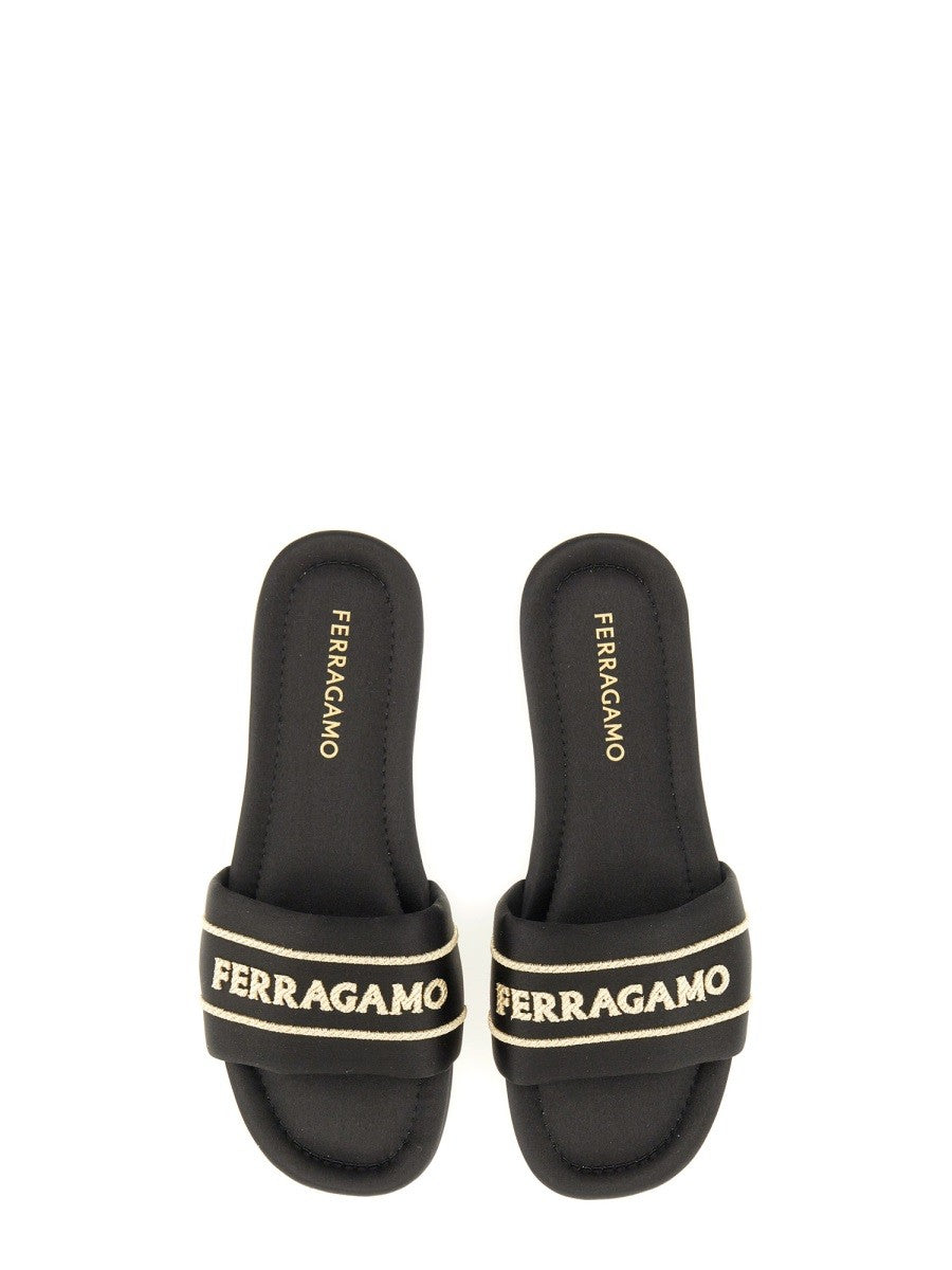 Ferragamo SLIDE SANDAL WITH LOGO