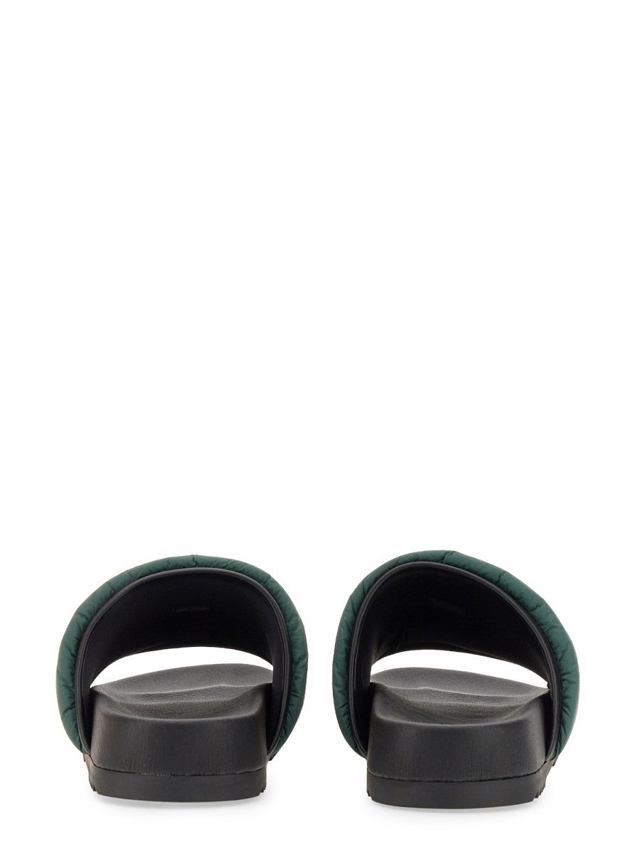 Gucci SLIDER SANDAL WITH WEB RIBBON